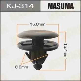 Клипса (пластиковая крепежная деталь).. MASUMA KJ-314