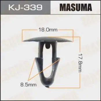 Клипса (кратно 10) Masuma MASUMA KJ339 (фото 1)
