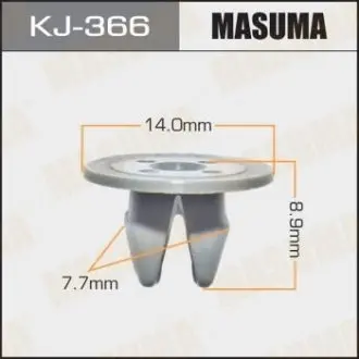 Клипса (пластиковая крепежная деталь).. MASUMA KJ-366