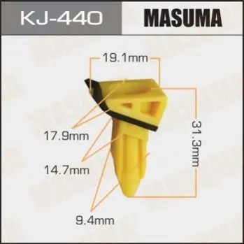 Клипса крепежная MASUMA KJ-440 (фото 1)