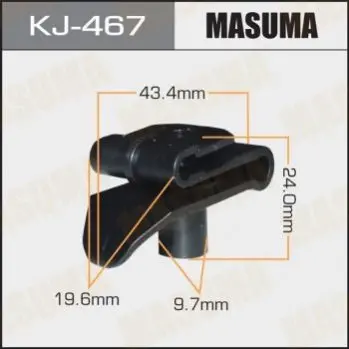 Клипса (кратно 10) Masuma MASUMA KJ467 (фото 1)