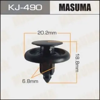 Клипса (пластиковая крепежная деталь) MASUMA KJ490