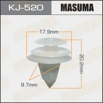 Клипса (кратно 10) Masuma MASUMA KJ520 (фото 1)