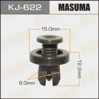 Клипса (пластиковая крепежная деталь) MASUMA KJ-622