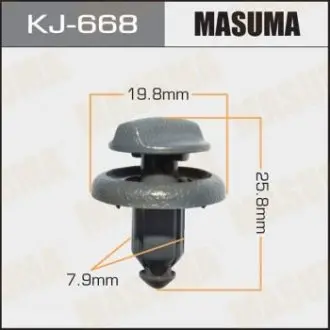 Клипса (пластиковая крепежная деталь) MASUMA KJ-668