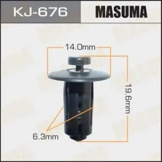 Клипса (пластиковая крепежная деталь) MASUMA KJ-676