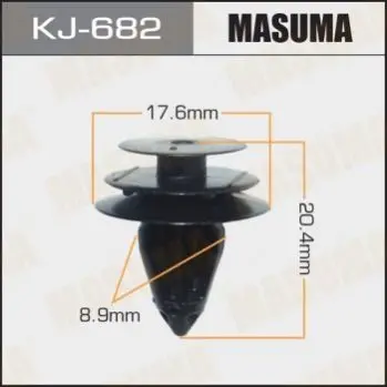 Клипса (кратно 10) Masuma MASUMA KJ682 (фото 1)