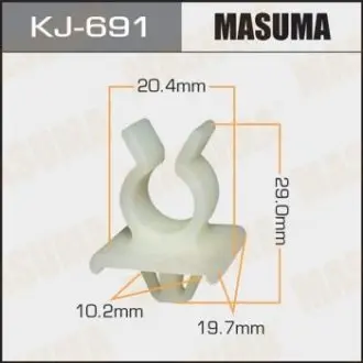 Клипса (пластиковая крепежная деталь) MASUMA KJ-691