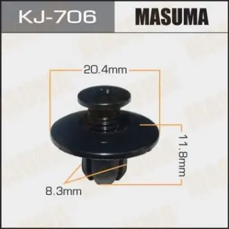 Клипса (пластиковая крепежная деталь) MASUMA KJ706