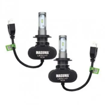 Лампа светодиодная H7 6000K 4000Lm PX26d, (к-т 2шт) MASUMA L670 (фото 1)