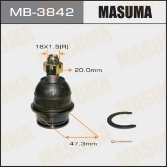 Опора кульова переднього нижнього важеля Lexus GX470/ Toyota Land Cruiser Prado (02-09) (MB-3842) MASUMA MB3842