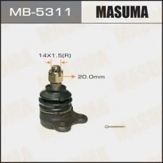 Опора кульова передній верх ISUZU D-MAX I (TFR, TFS) 02-12, D-MAX I (TFR, TFS) 06-12/OPEL FRONTERA B (98-04)  MASUMA MB5311