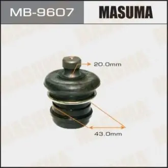 Опора шаровая переднего рычага Mitsubishi Grandis (04-10) Masuma MASUMA MB9607
