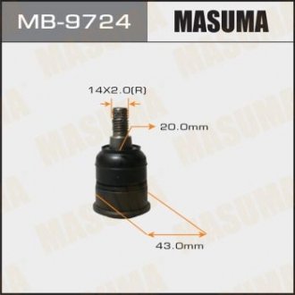 Опора кульова нижня Honda Accord (13-) (MB-9724) MASUMA MB9724 (фото 1)