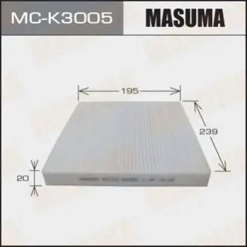Фільтр салону AC0163 HYUNDAI / ELANTRA / V1600 V2000 06-09 (MC-K3005) MASUMA MCK3005 (фото 1)