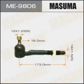Наконечник рулевой Toyota RAV4 (05-10) Masuma MASUMA ME9806 (фото 1)