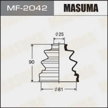 Пильовик ШРКШ внутрішнього Mitsubishi L 200 (05-), Pajero (-06) (MF-2042) MASUMA MF2042 (фото 1)
