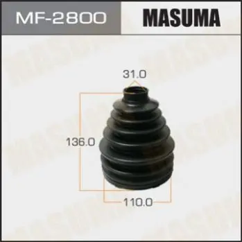 Пильовик ШРКШ MF-2800 (пластик) + спецхомут (MF-2800) MASUMA MF2800 (фото 1)