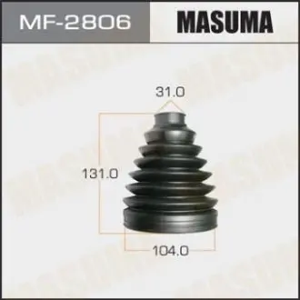 Пильовик ШРКШ (пластик) + спецхомут Toyota FJ Cruiser (06-09), Land Cruiser Prado (02-) (MF-2806) MASUMA MF2806