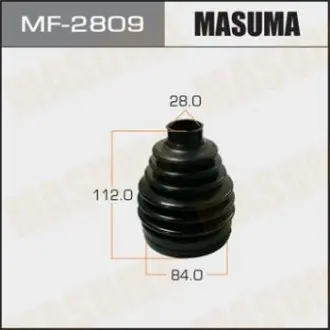 Пильовик ШРКШ зовнішнього (пластик) + спецхомут Mitsubishi ASX (10-), Lancer (10-15), Outlander (09-) (MF-2809) MASUMA MF2809