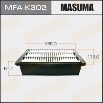 Фільтр повітряний A0458 HYUNDAI/ SANTA FE/ V2000 V2700 05- (MFA-K302) MASUMA MFAK302 (фото 1)