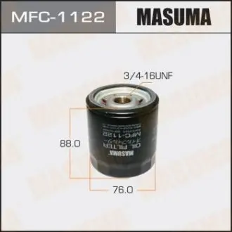 Фильтр масляный Toyota Corolla (03-09), Hilux (01-15), Land Cruiser Prado (06-)  MASUMA MFC1122
