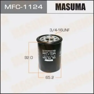 Фільтр масляний Toyota Avensis (00-08), Camry (01-14), Corolla (01-07), RAV 4 (00-16) (MFC-1124) MASUMA MFC1124