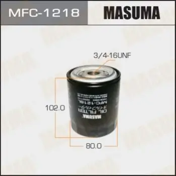 Фільтр масляний Nissan Almera, Primera (-02) 1.4, 1.6 (MFC-1218) MASUMA MFC1218 (фото 1)