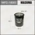 Фільтр масляний Honda Accord (03-12/ 17-), Civic (02-10), CR-V (03-), Fit (04-), Pilot (09-15) (MFC-1820) MASUMA MFC1820 (фото 1)