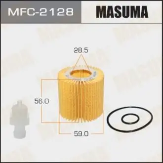 Фільтр масляний (вставка) Toyota Auris, Corolla, Yaris (08-) (MFC-2128) MASUMA MFC2128