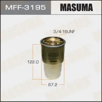 Фільтр паливний Toyota Avensis (-10), RAV4 (01-15) 2.0, 2.2D (MFF-3195) MASUMA MFF3195 (фото 1)