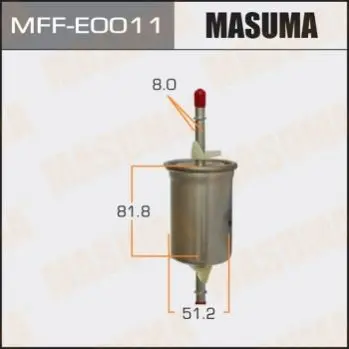 Фільтр паливний Ford Focus (-05)/ Mazda 3 (03-13) (MFF-E0011) MASUMA MFFE0011 (фото 1)
