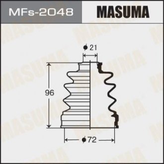 Пыльник ШРУСа (силикон)SUBARU OUTBACK (BR) 2.5 i AWD (13-18), SUBARU FORESTER (0 MASUMA MFs2048