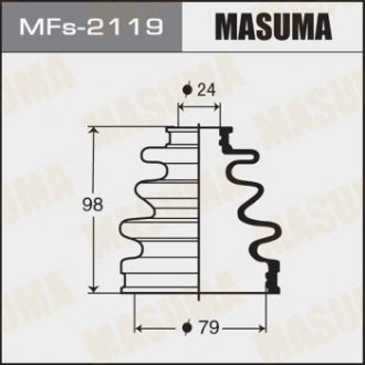 Пыльник ШРУСа наружного Mazda 6 (12-) / Toyota Corolla (00-06), Prius (00-05) силикон MASUMA MFs2119