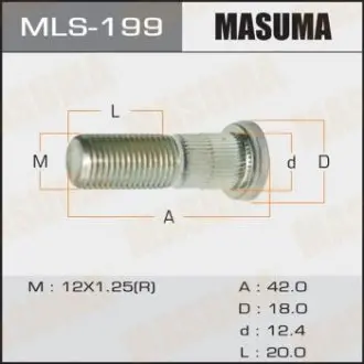 Шпилька колеса Suzuki Masuma MASUMA MLS199