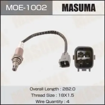 Датчик кислорода (лямбда-зонд) Toyota Auris (08-11), Corolla (08-11), Hillux (05-), Land Cruiser (05-12) MASUMA MOE1002 (фото 1)