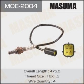 Датчик кислорода (лямбда-зонд) Infinity FX35 (06-12) / Nissan Qashqai (06-13), X-Trail (07-14) MASUMA MOE2004