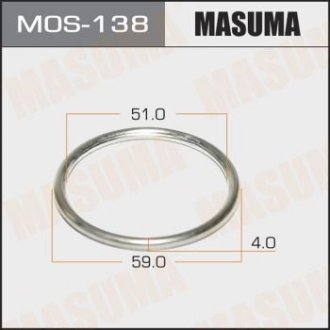 Кольцо глушителя MASUMA MOS138