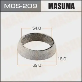 Кольцо глушителя графитовое (54x69x16) Masuma MASUMA MOS209