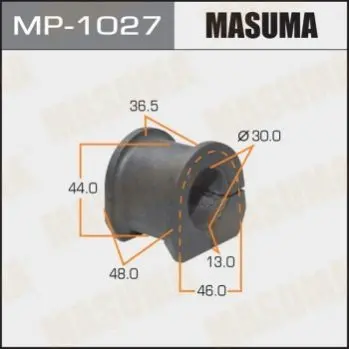 Втулка стабілізатора переднього (Кратно 2) Mitsubishi Pajero (-07) (MP-1027) MASUMA MP1027 (фото 1)