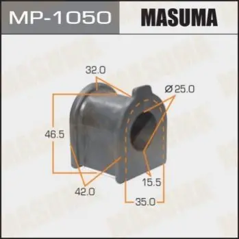 Втулка стабилизатора переднего Toyota Avensis (-05) (Кратно 2 шт) Masuma MASUMA MP1050 (фото 1)
