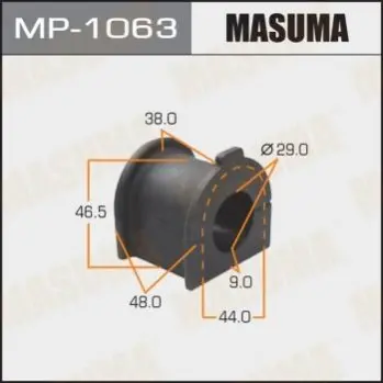 Втулка стабілізатора переднього (Кратно 2) Toyota FJ Cruiser (06-09), Land Cruiser Prado (02-09) (MP-1063) MASUMA MP1063 (фото 1)