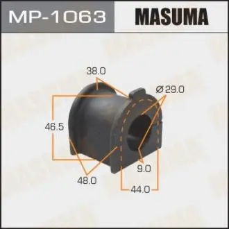 Втулка стабілізатора переднього (Кратно 2) Toyota FJ Cruiser (06-09), Land Cruiser Prado (02-09) (MP-1063) MASUMA MP1063