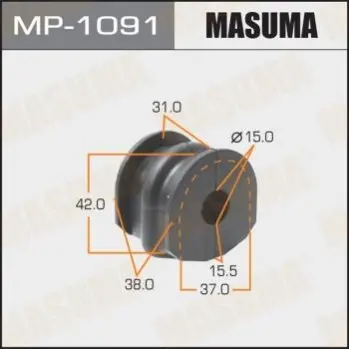 Втулка стабілізатора заднього (Кратно 2) Nissan X-Trail (07-14) (MP-1091) MASUMA MP1091 (фото 1)