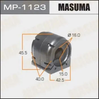Втулка стабилизатора заднего Mazda CX-5 (11-), CX-9 (17-) (Кратно 2 шт) Masuma MASUMA MP1123 (фото 1)