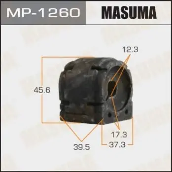 Втулка стабилизатора заднего Mazda 6 (12-) (Кратно 2 шт) Masuma MASUMA MP1260 (фото 1)