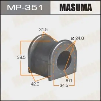 Втулка стабилизатора заднего Toyota Land Cruiser (-07) (Кратно 2 шт) Masuma MASUMA MP351 (фото 1)