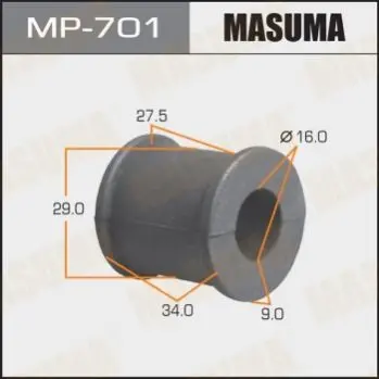 Втулка стабилизатора заднего Lexus RX 350 (06-08)/ Toyota Camry (01-06) (Кратно 2 шт) Masuma MASUMA MP701 (фото 1)