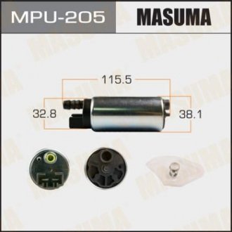 Бензонасос електричний (+ сіточка) Nissan (MPU-205) MASUMA MPU205