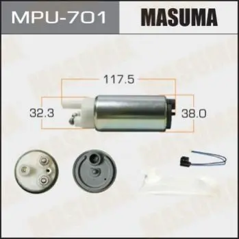 Бензонасос електричний (+ сіточка) Mitsubishi/ Suzuki (MPU-701) MASUMA MPU701 (фото 1)